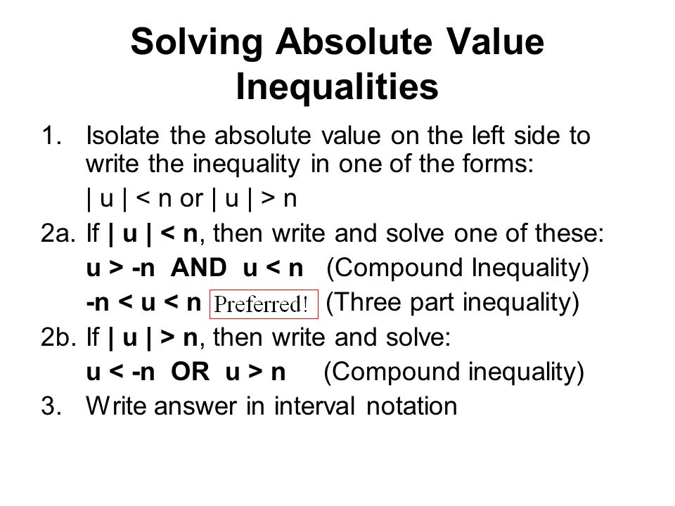 Intro to absolute value inequalities